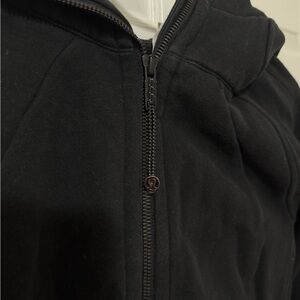 Lululemon Athletica Black Zip-Up Scuba Jacket